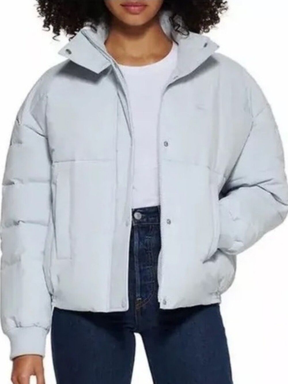 Levi's XL Light Blue Cinced Puffer Jacket